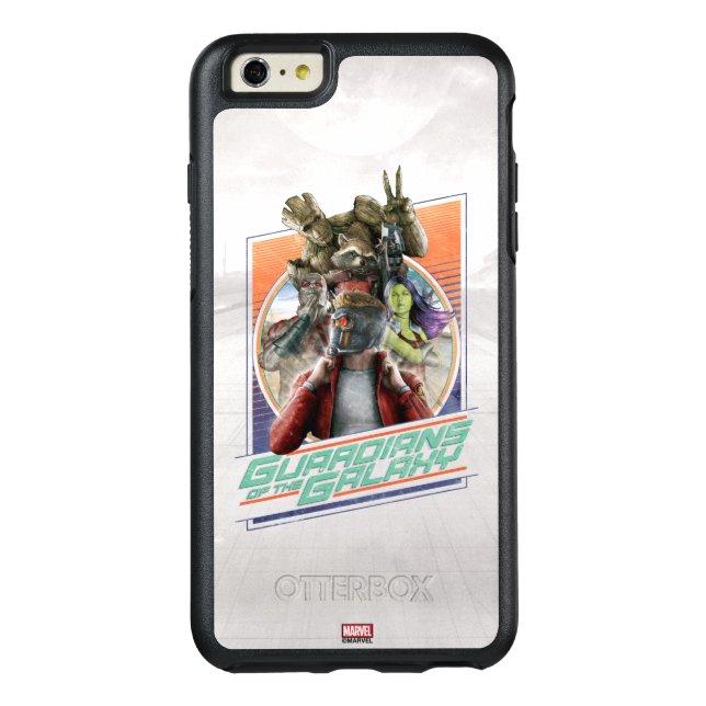 Guardians of the Galaxy | Retro Crew Art Otterbox iPhone Case (Back)