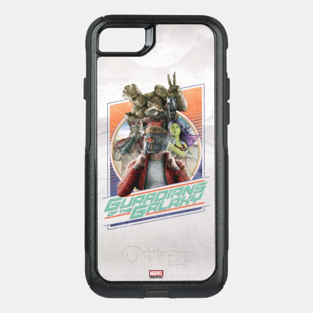 Guardians of the Galaxy | Retro Crew Art Otterbox iPhone Case (Back)