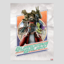 Guardians of the Galaxy | Retro Crew Art Poster