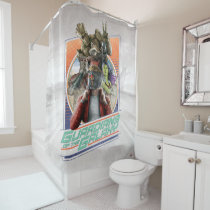 Guardians of the Galaxy | Retro Crew Art Shower Curtain