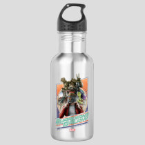 Guardians of the Galaxy | Retro Crew Art Stainless Steel Water Bottle
