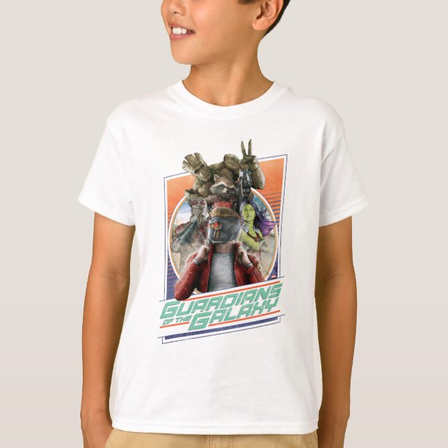 Guardians of the Galaxy | Retro Crew Art T-Shirt (Front)