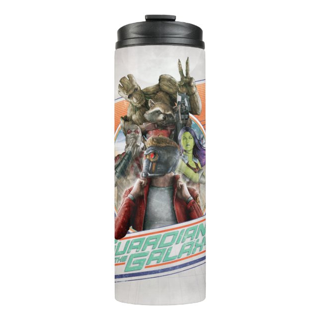 Guardians of the Galaxy | Retro Crew Art Thermal Tumbler (Front)