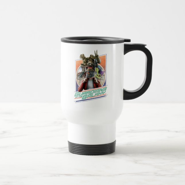 Guardians of the Galaxy | Retro Crew Art Travel Mug (Right)