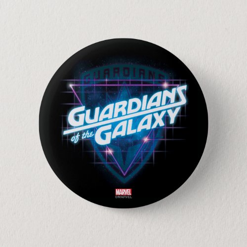 Guardians of the Galaxy  Retro Logo Button