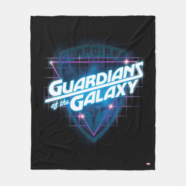 Guardians of the Galaxy | Retro Logo Fleece Blanket (Front)
