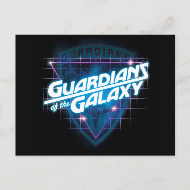 Guardians of the Galaxy | Retro Logo Postcard (Front)