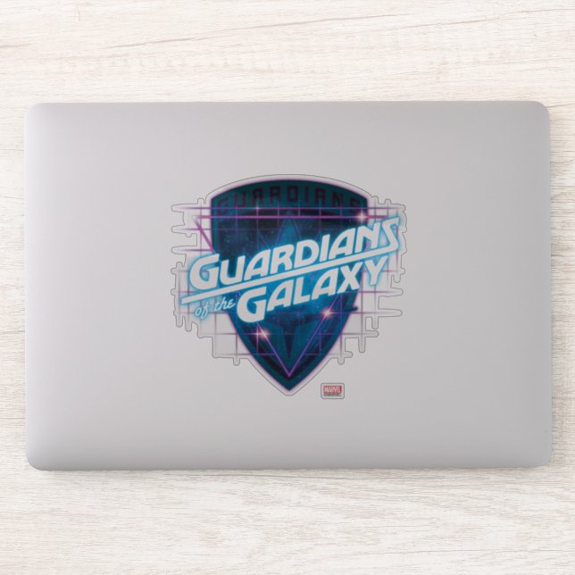 Guardians of the Galaxy | Retro Logo Sticker (Computer)
