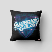 Guardians of the Galaxy | Retro Logo Throw Pillow
