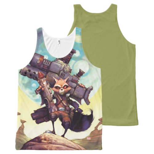 Guardians of the Galaxy  Rocket Armed  Ready All_Over_Print Tank Top