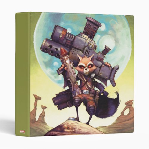 Guardians of the Galaxy  Rocket Armed  Ready Binder