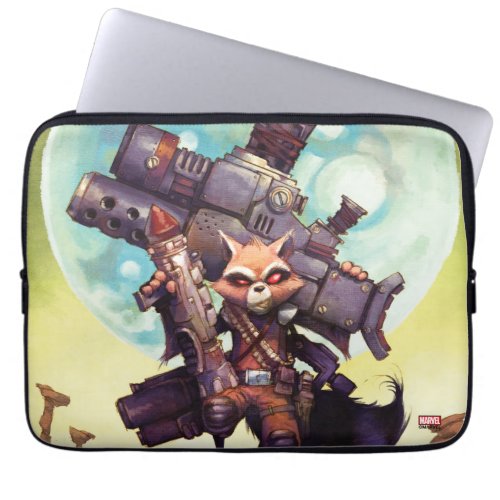 Guardians of the Galaxy  Rocket Armed  Ready Laptop Sleeve