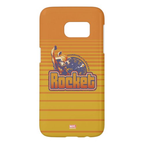 Guardians of the Galaxy  Rocket Character Badge Samsung Galaxy S7 Case