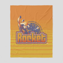 Guardians of the Galaxy | Rocket Character Badge Fleece Blanket