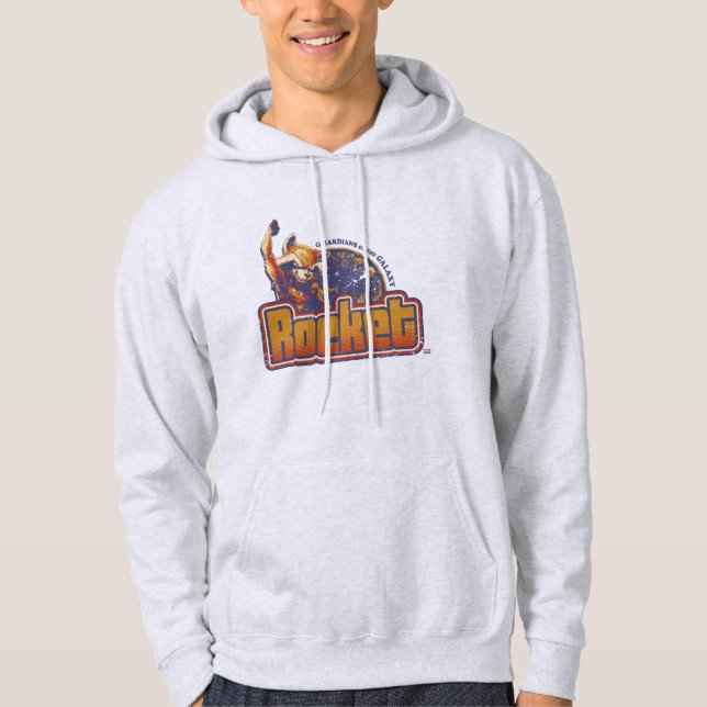 Guardians of the Galaxy | Rocket Character Badge Hoodie (Front)