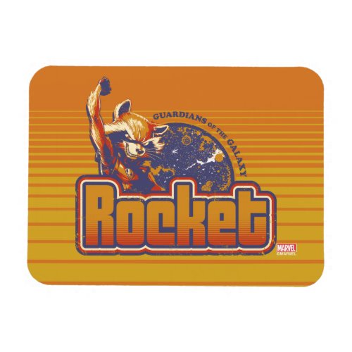 Guardians of the Galaxy  Rocket Character Badge Magnet