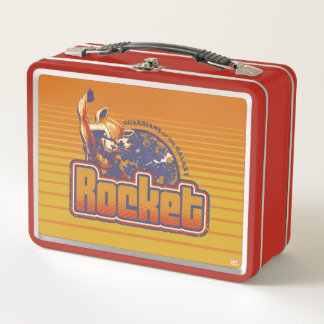 Guardians of the Galaxy | Rocket Character Badge Metal Lunch Box