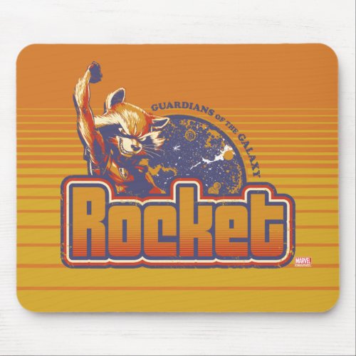 Guardians of the Galaxy  Rocket Character Badge Mouse Pad