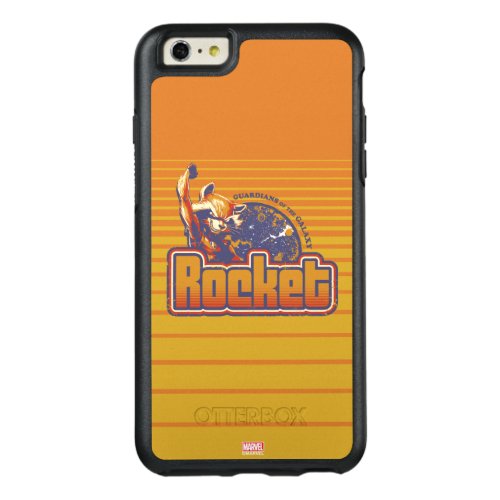 Guardians of the Galaxy  Rocket Character Badge OtterBox iPhone 66s Plus Case