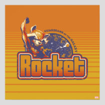 Guardians of the Galaxy | Rocket Character Badge Poster