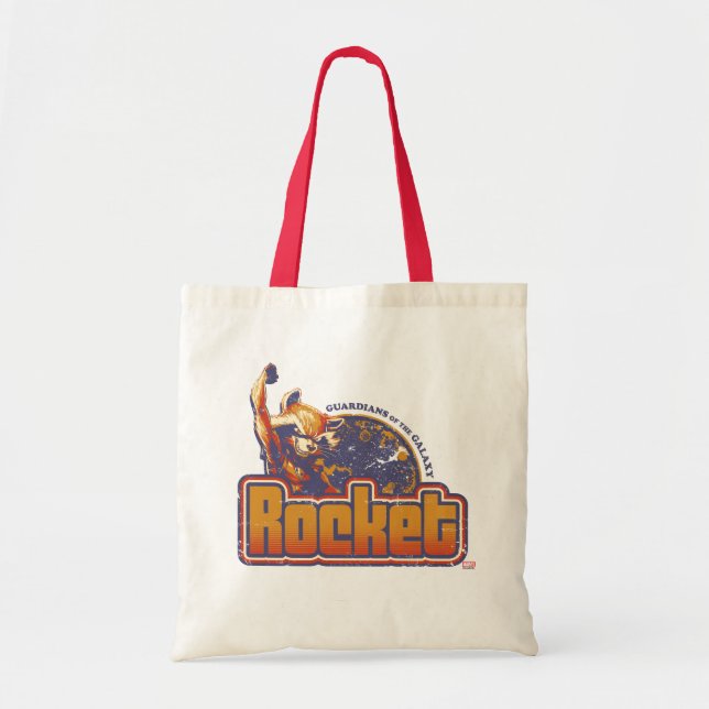 Guardians of the Galaxy | Rocket Character Badge Tote Bag (Front)
