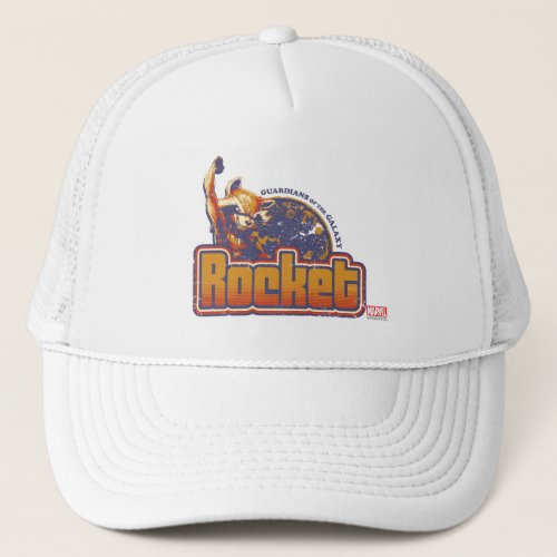 Guardians of the Galaxy  Rocket Character Badge Trucker Hat