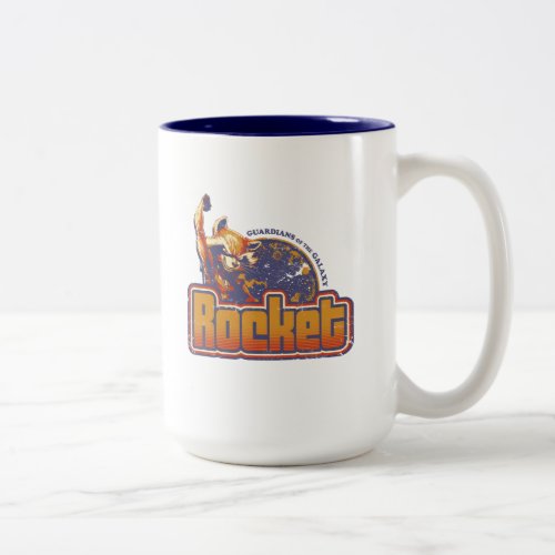 Guardians of the Galaxy  Rocket Character Badge Two_Tone Coffee Mug