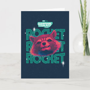 Guardians of the Galaxy Rocket Face Graphic Card