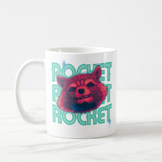 Guardians of the Galaxy Rocket Face Graphic Coffee Mug
