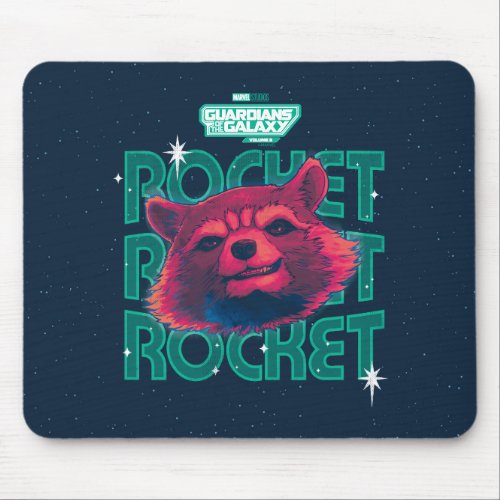 Guardians of the Galaxy Rocket Face Graphic Mouse Pad