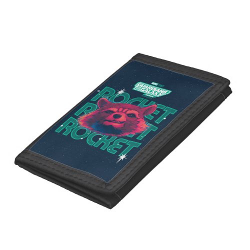 Guardians of the Galaxy Rocket Face Graphic Trifold Wallet