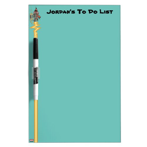 Guardians of the Galaxy  Rocket Full Blast Dry_Erase Board