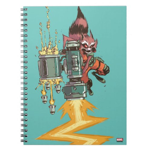 Guardians of the Galaxy  Rocket Full Blast Notebook