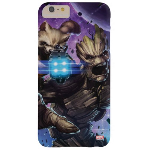 Guardians of the Galaxy  Rocket  Groot Attack Barely There iPhone 6 Plus Case