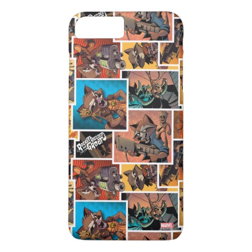 Guardians of the Galaxy  Rocket  Groot Collage iPhone 8 Plus7 Plus Case