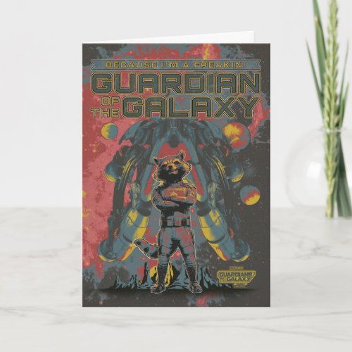 Guardians of the Galaxy Rocket Guardian Quote Card