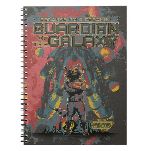 Guardians of the Galaxy Rocket Guardian Quote Notebook