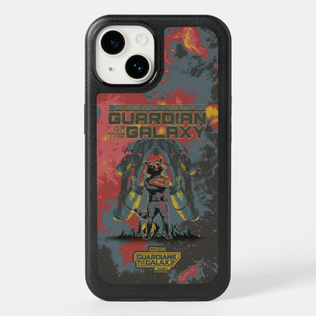 Guardians of the Galaxy Rocket "Guardian" Quote Otterbox iPhone Case (Back)