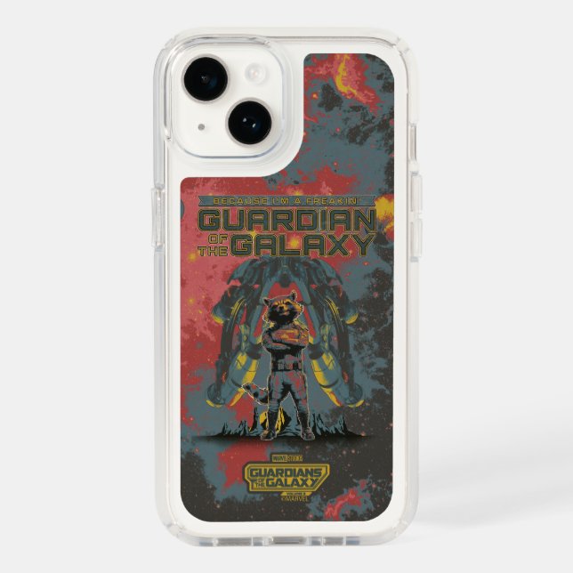 Guardians of the Galaxy Rocket "Guardian" Quote Speck iPhone Case (Front)