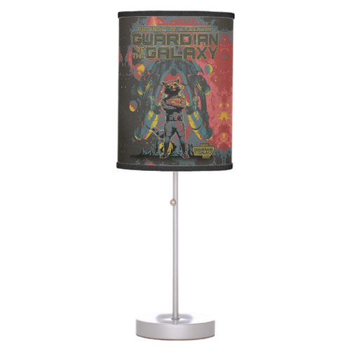 Guardians of the Galaxy Rocket Guardian Quote Table Lamp