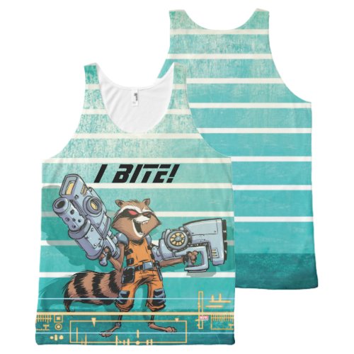 Guardians of the Galaxy  Rocket Mugshot All_Over_Print Tank Top