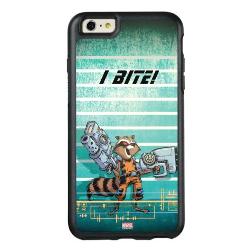 Guardians of the Galaxy  Rocket Mugshot OtterBox iPhone 66s Plus Case