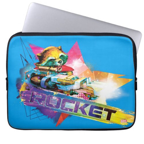 Guardians of the Galaxy  Rocket Neon Graphic Laptop Sleeve