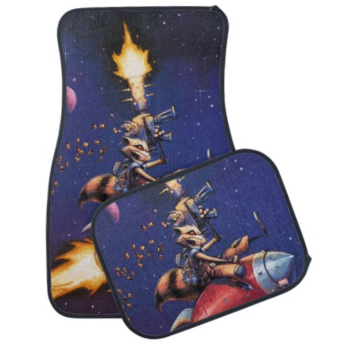 Guardians of the Galaxy  Rocket Riding Missile Car Mat