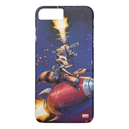 Guardians of the Galaxy  Rocket Riding Missile iPhone 8 Plus7 Plus Case