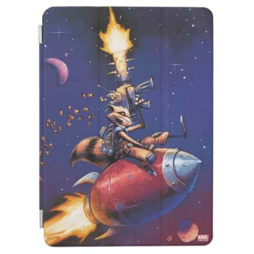 Guardians of the Galaxy  Rocket Riding Missile iPad Air Cover