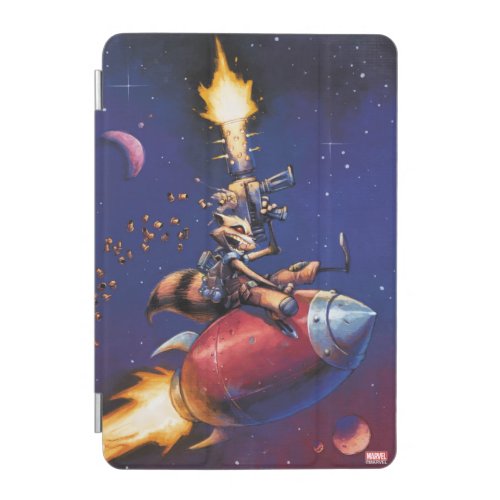 Guardians of the Galaxy  Rocket Riding Missile iPad Mini Cover