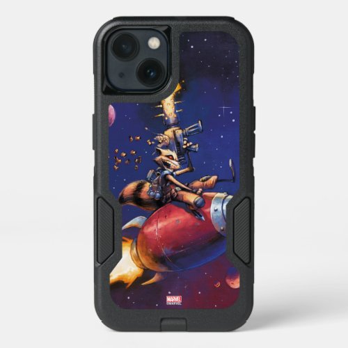 Guardians of the Galaxy  Rocket Riding Missile iPhone 13 Case