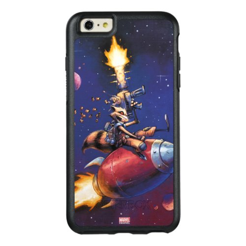 Guardians of the Galaxy  Rocket Riding Missile OtterBox iPhone 66s Plus Case