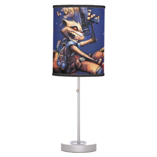 Guardians of the Galaxy  Rocket Riding Missile Table Lamp